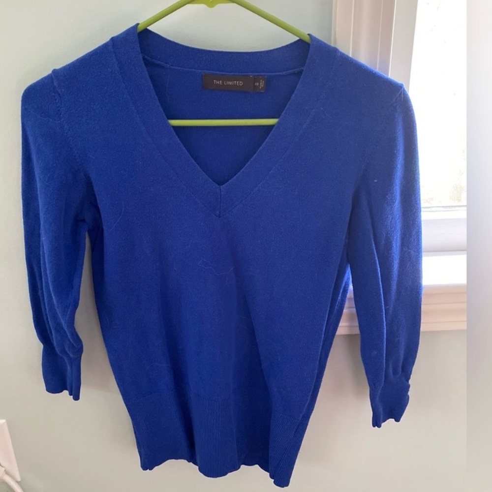 The Limited Blue Women's Sweater small